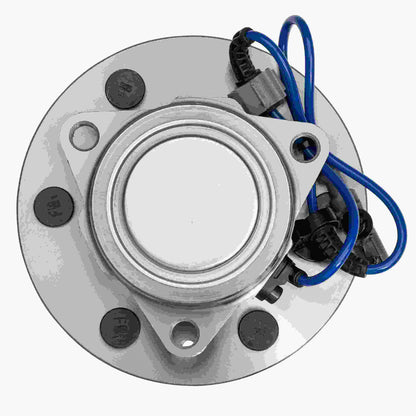 Moog Hub Assembly:Wheel Hub and Bearing, Steel, Front, Cadillac