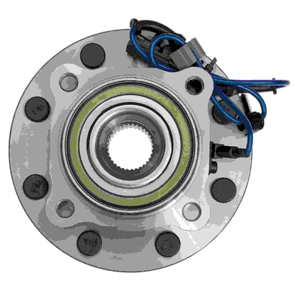 Moog Hub Assembly:Wheel Hub & Bearing,Steel,Cadillac,Chevy,Hummer