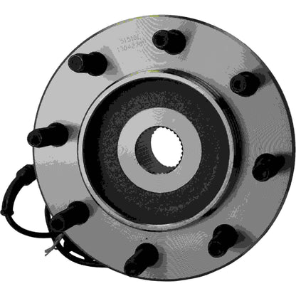 Moog Hub Assembly:Wheel Hub and Bearing Assembly,Front,Dodge