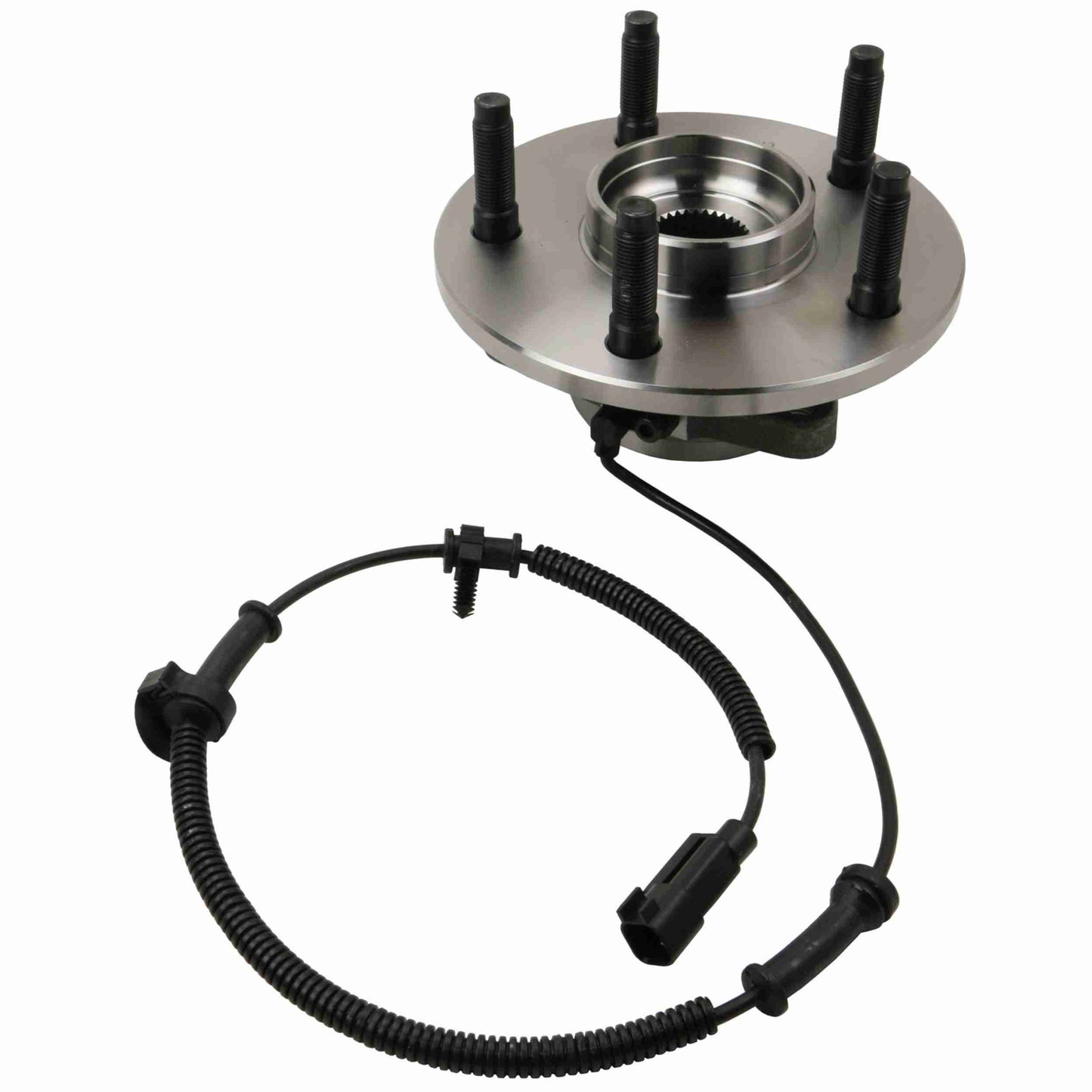 Moog Hub Assembly:Wheel Hub and Bearing Assembly, Front, Dodge