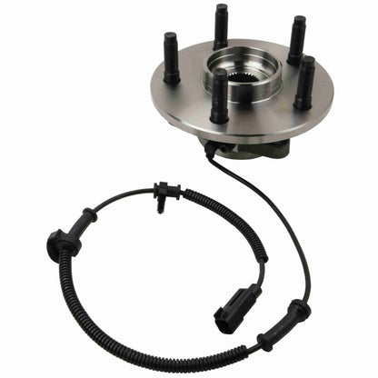 Moog Hub Assembly:Wheel Hub and Bearing Assembly, Front, Dodge