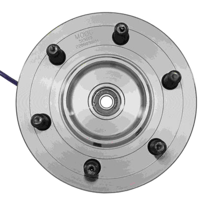 Moog Hub Assembly:Wheel Hub and Bearing,Steel,Front,Ford