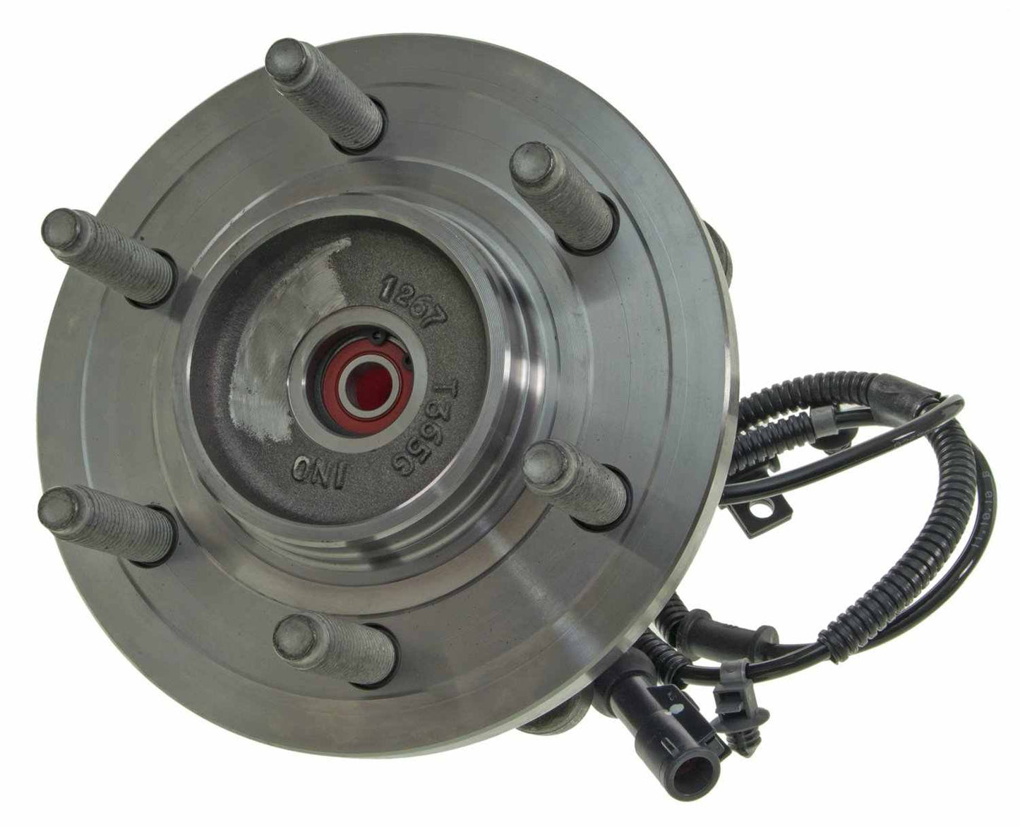 Moog Hub Assembly:Wheel Hub and Bearing,Steel,Front,Ford