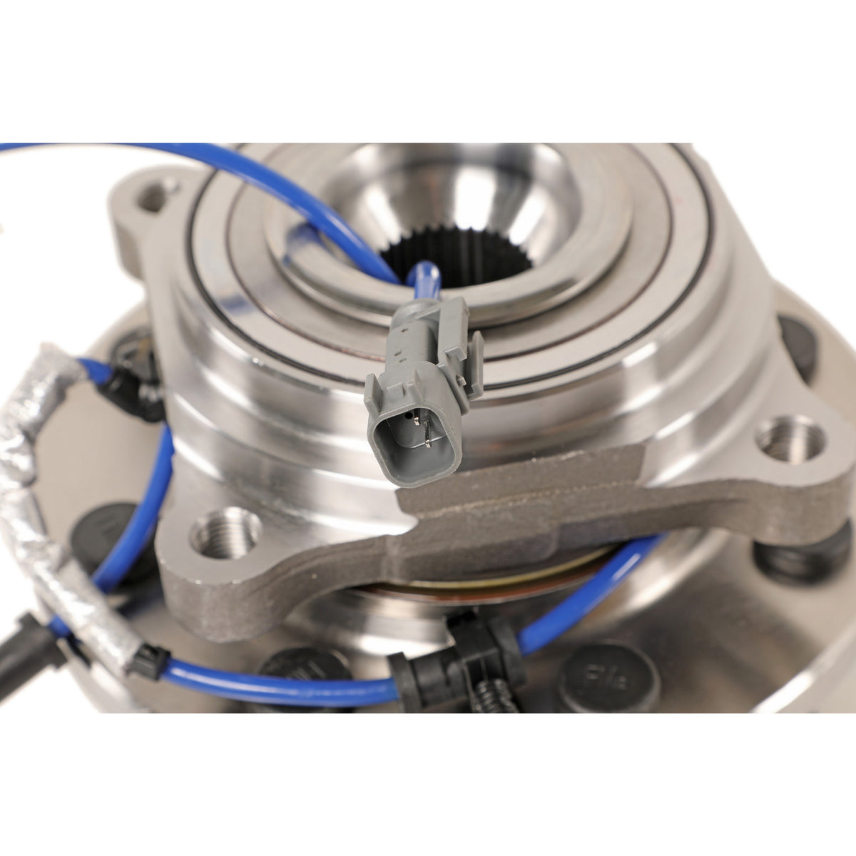 Moog Hub Assembly:Wheel Hub and Bearing,Steel,Front,Dodge,Ram