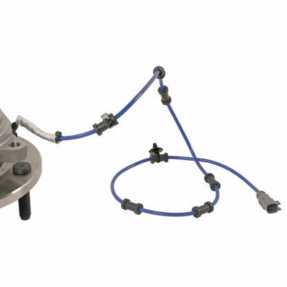 Moog Hub Assembly:Wheel Hub and Bearing,Steel,Front,Dodge,Ram