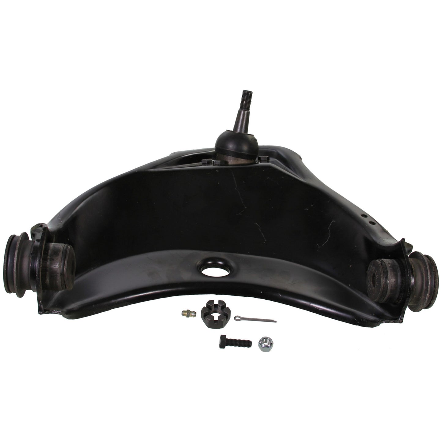Moog Control Arm and Ball Joint Assembly:Steel,Front Upper Passenger Side