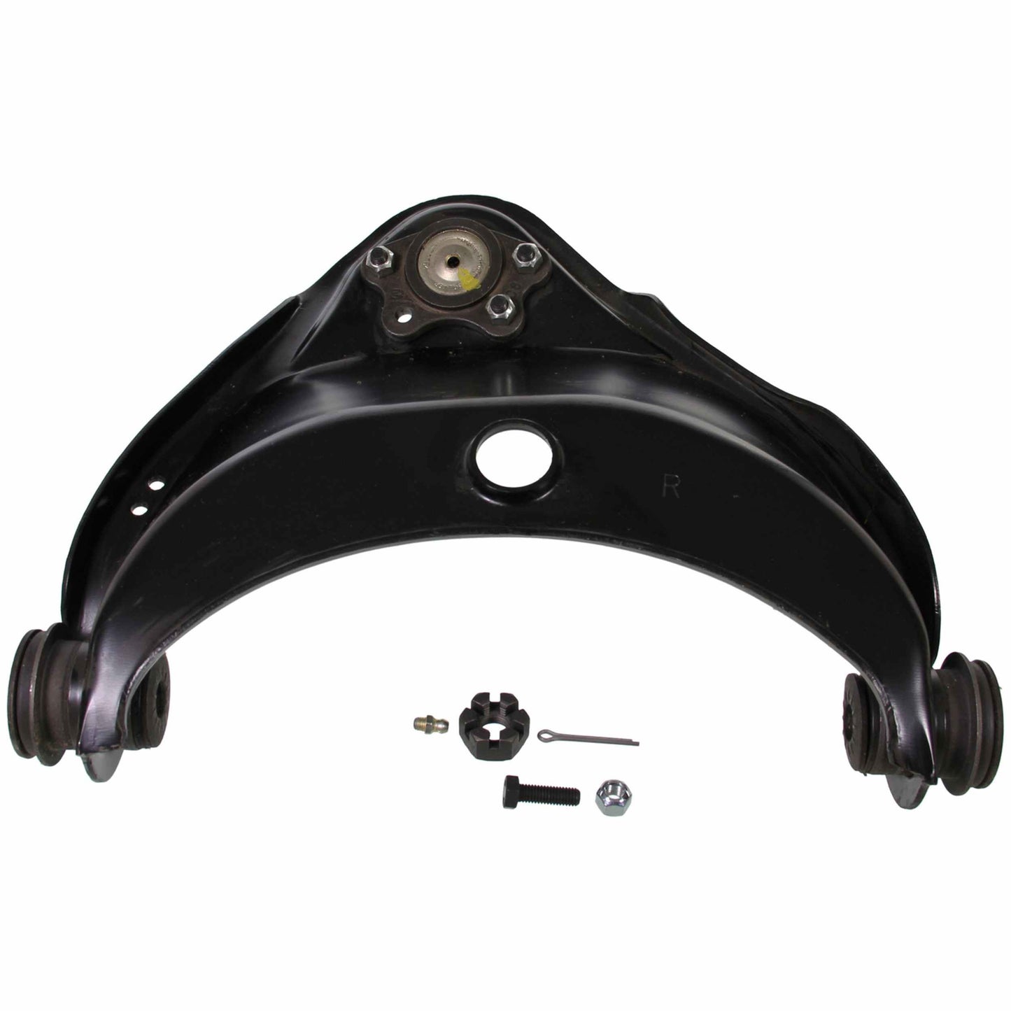 Moog Control Arm and Ball Joint Assembly:Steel,Front Upper Passenger Side