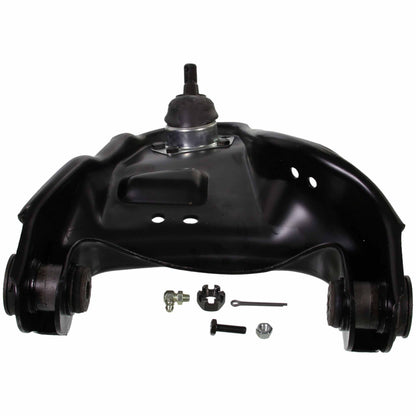 Moog Control Arm and Ball Joint Assembly:Replacement,Steel,Black