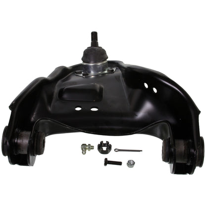 Moog Control Arm and Ball Joint Assembly:Replacement,Steel,Black