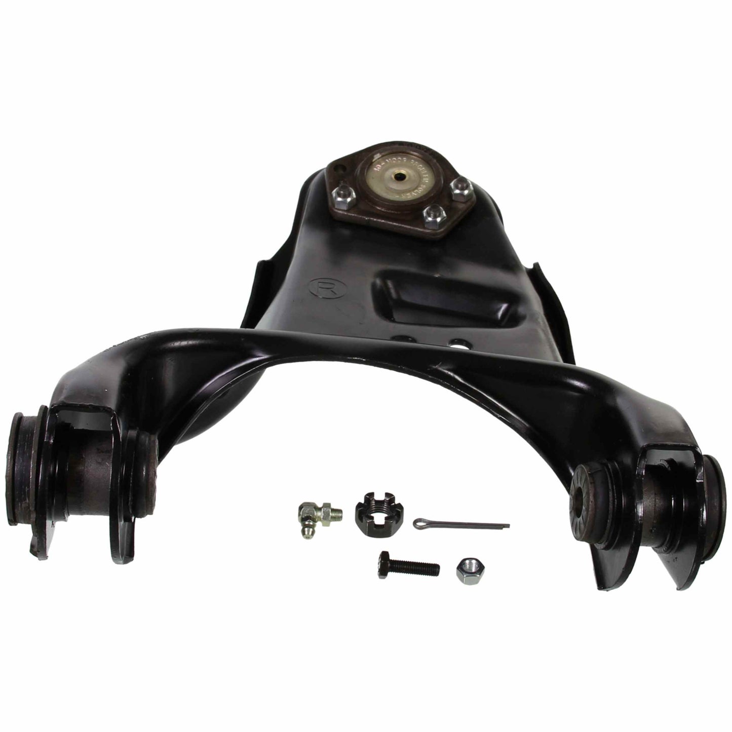 Moog Control Arm and Ball Joint Assembly:Replacement,Steel,Black
