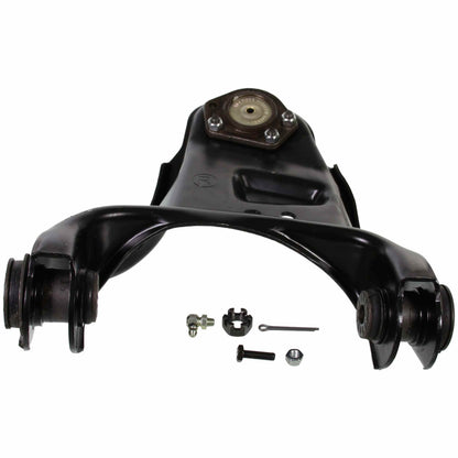 Moog Control Arm and Ball Joint Assembly:Replacement,Steel,Black
