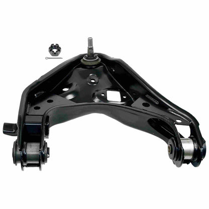 Moog Control Arm, Replacement, Steel, Black, Front Lower Driver Side, Ford