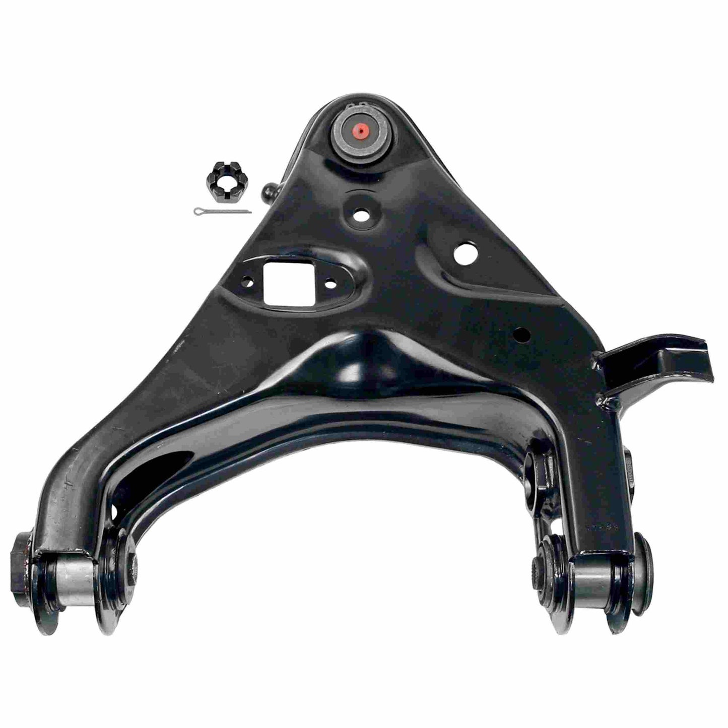 Moog Control Arm, Replacement, Steel, Black, Front Lower Driver Side, Ford