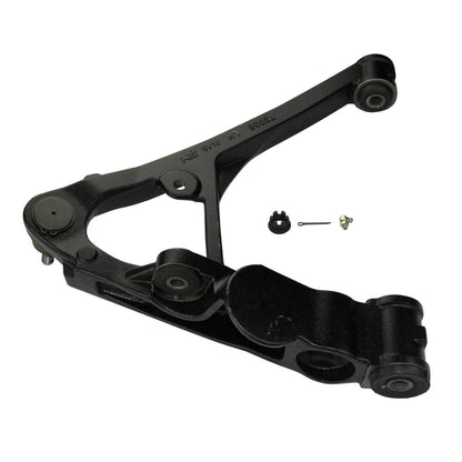 Moog Control Arm and Ball Joint Assembly:Stock Style,Black,Cadillac