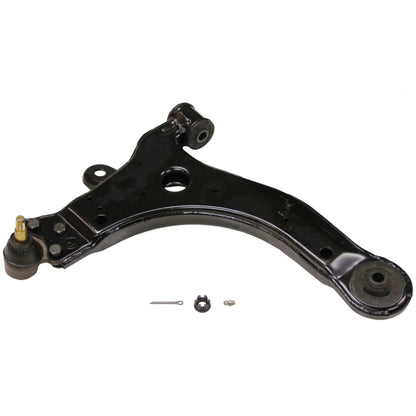 Moog Control Arm and Ball Joint Assembly:Stock Style,Black