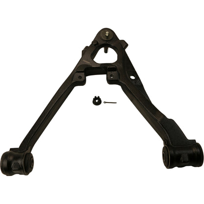 Moog Control Arm, Passenger Side Front Lower, Stock Style, Black, Chevy, GM