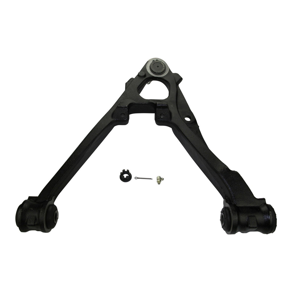Moog Control Arm, Passenger Side Front Lower, Stock Style, Black, Chevy, GM