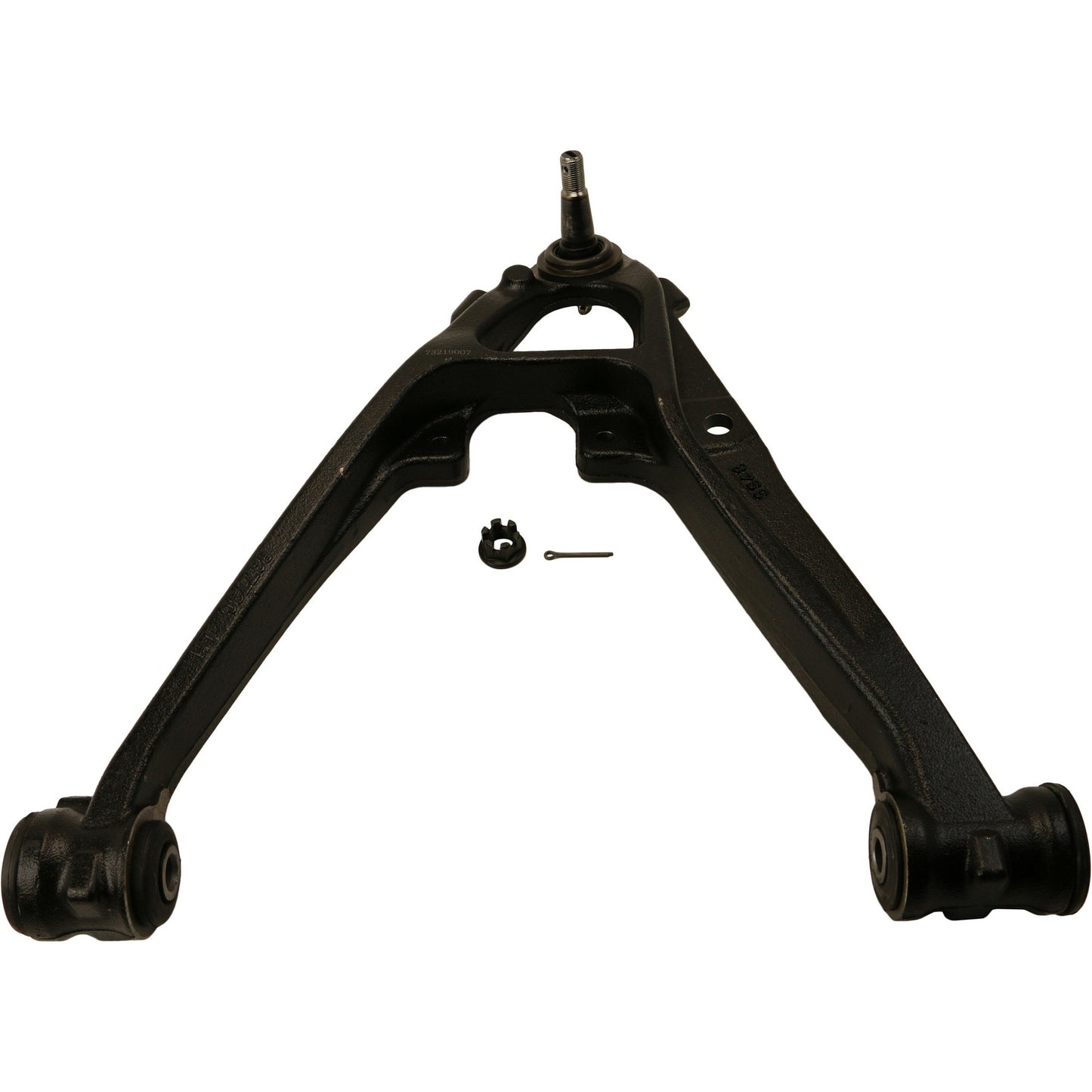 Moog Control Arm, Driver Side Front Lower, Stock Style, Steel, Black, Chevy
