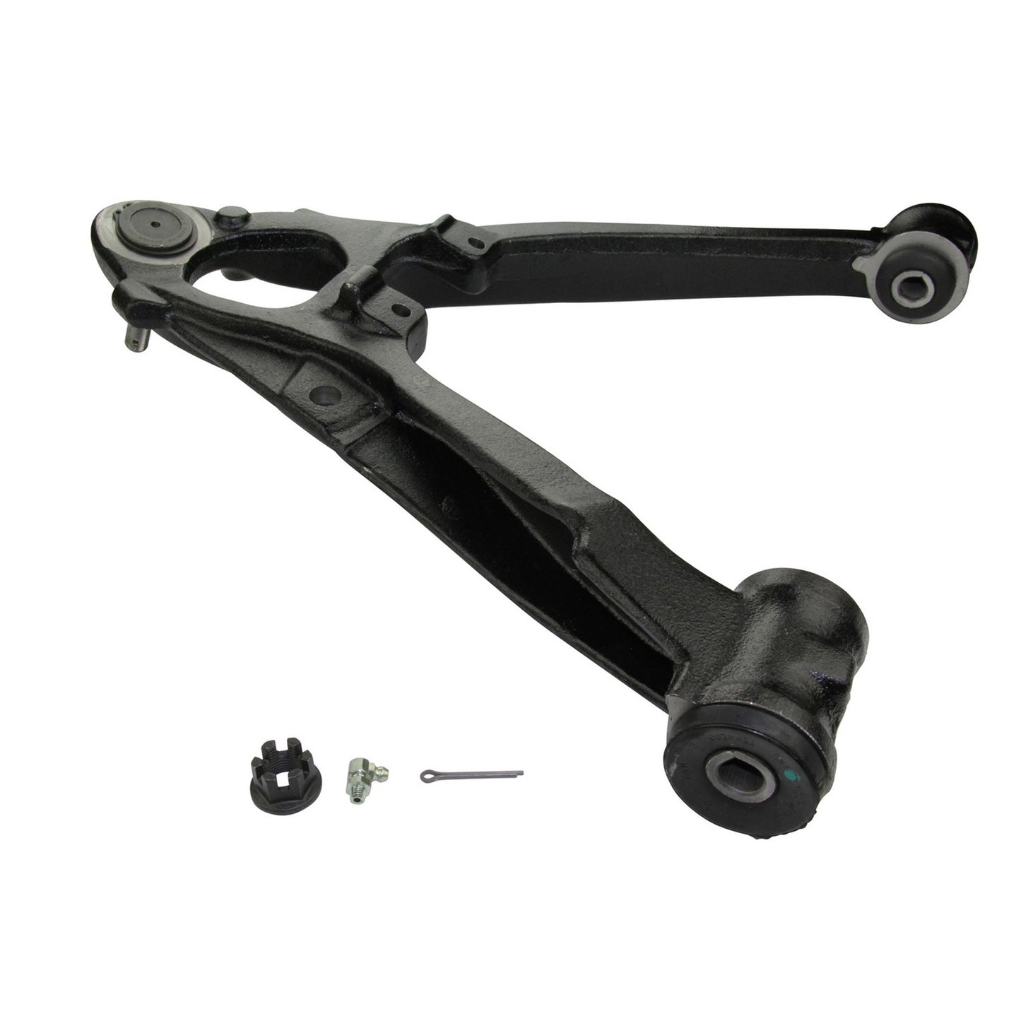 Moog Control Arm, Driver Side Front Lower, Stock Style, Steel, Black, Chevy