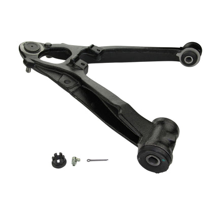 Moog Control Arm, Driver Side Front Lower, Stock Style, Steel, Black, Chevy