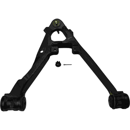 Moog Control Arm, Driver Side Front Lower, Stock Style, Steel, Black, Chevy