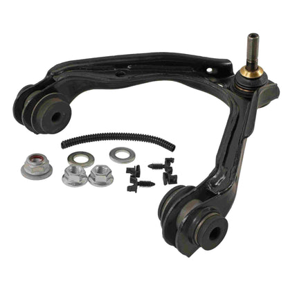 Moog Control Arm,Ball Joint,Steel,Black,Driver Side Front Upper,Ford,
