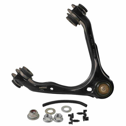 Moog Control Arm,Ball Joint,Steel,Black,Driver Side Front Upper,Ford,