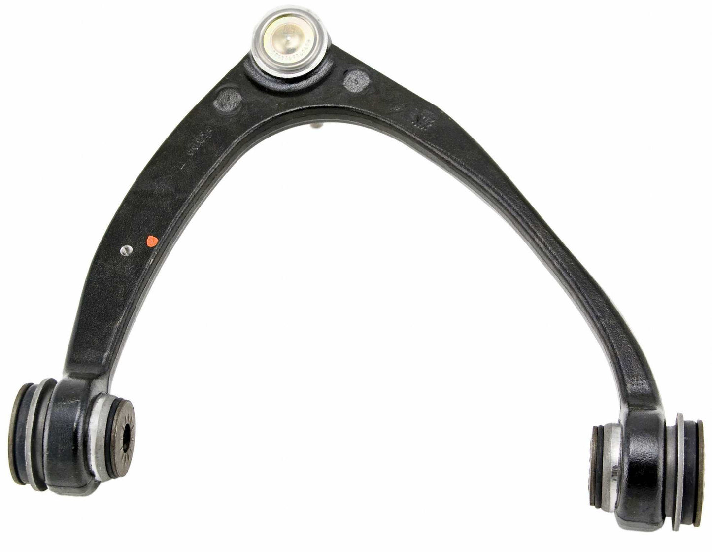 Moog Control Arm and Ball Joint Assembly:Steel, Black Painted, Cadillac