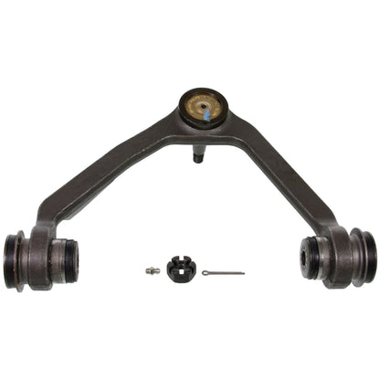 Moog Control Arm, Ball Joint, Steel, Black, Driver Side Front Upper, Ford,