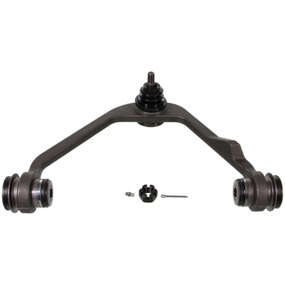Moog Control Arm/Ball Joint,Stamped,Front,Upper Left,Steel,Natural