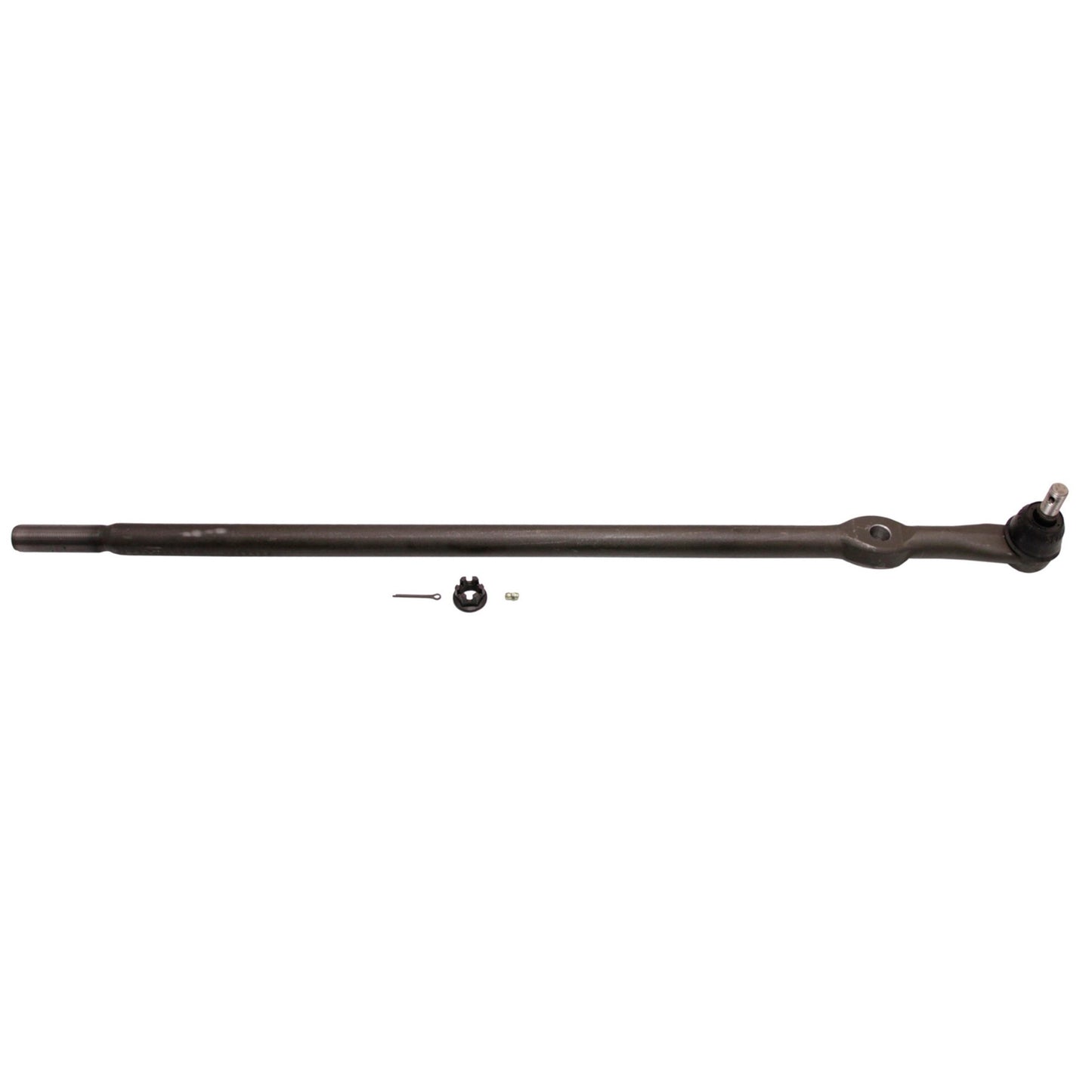 Moog Drag Link:Replacement, Greasable, Steel, Natural, Ford