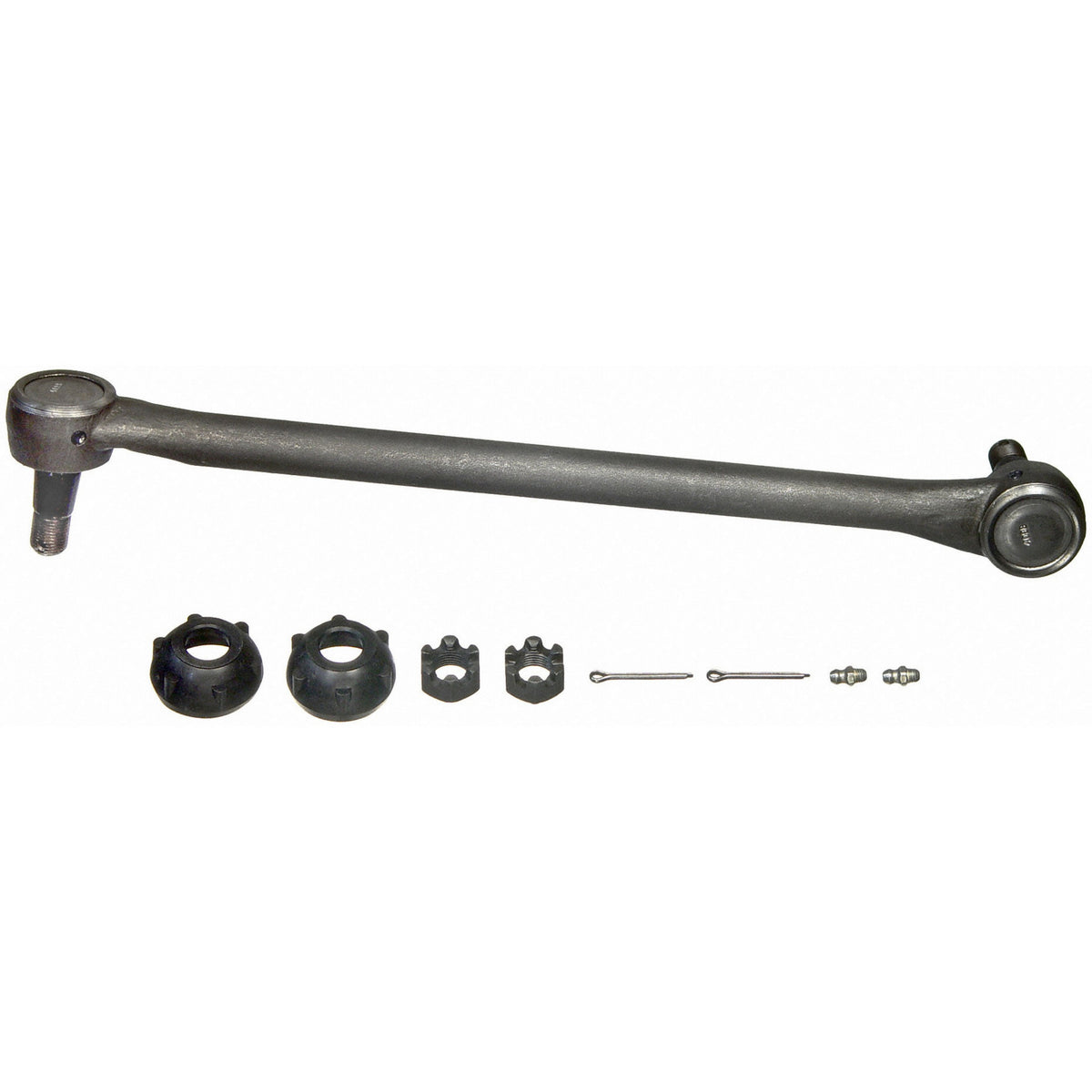 Moog Drag Link:Replacement,Steel,Natural,Chevrolet,GMC