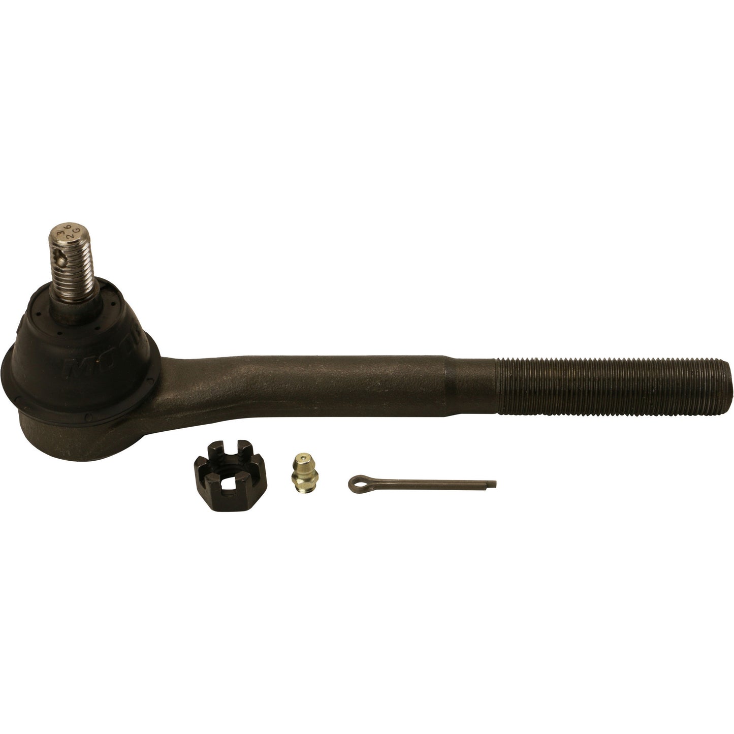 Moog Tie Rod End:Greasable, Inner, Cadillac, Chevy, GMC, Full Size Pickup