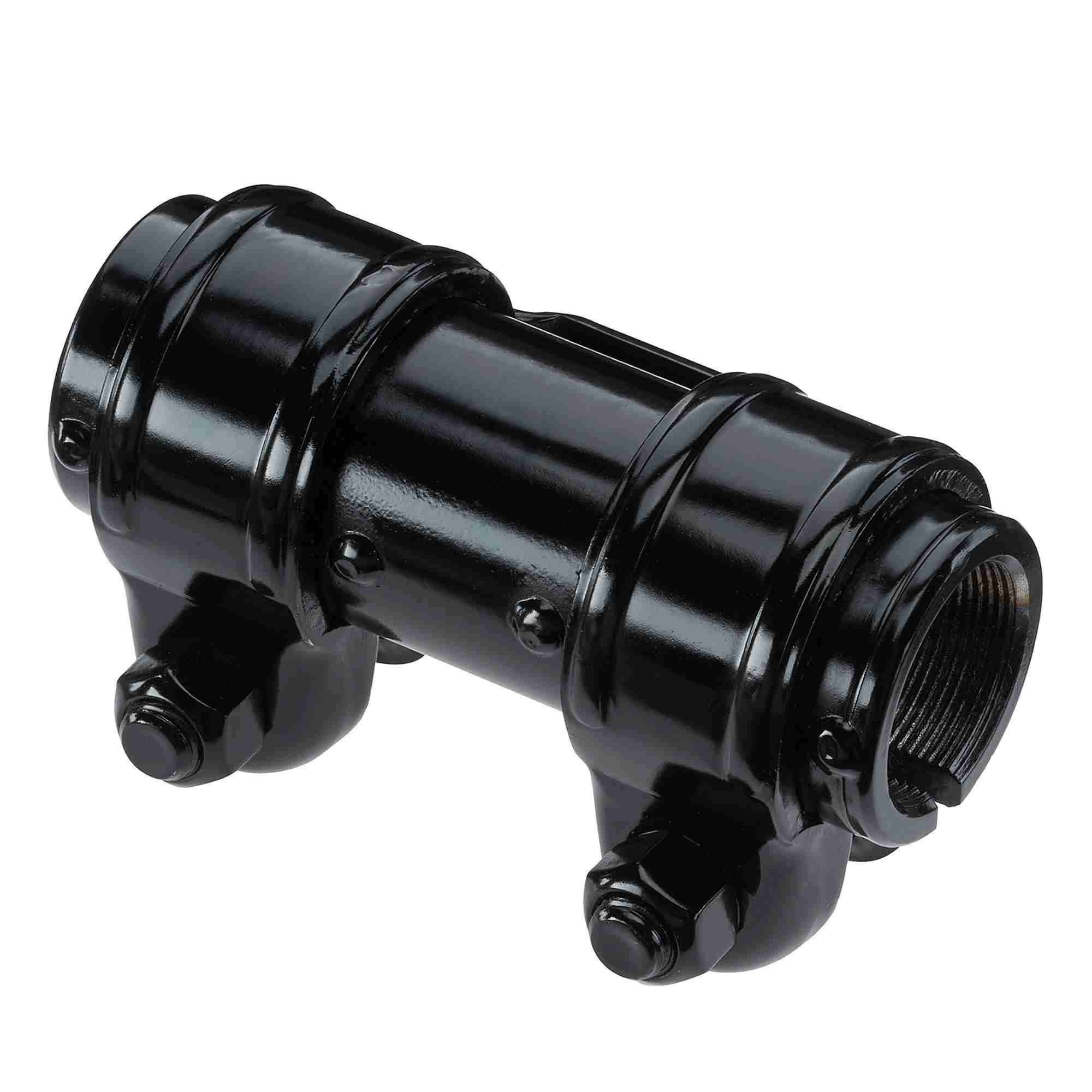 Moog Tie Rod End Adjusting Sleeve:Steel, Black Painted, Ford, Pickup