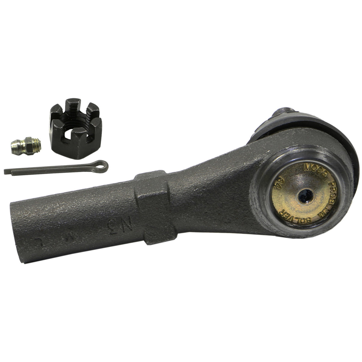 Moog Tie Rod End:Greasable, Outer, Dodge, RWD