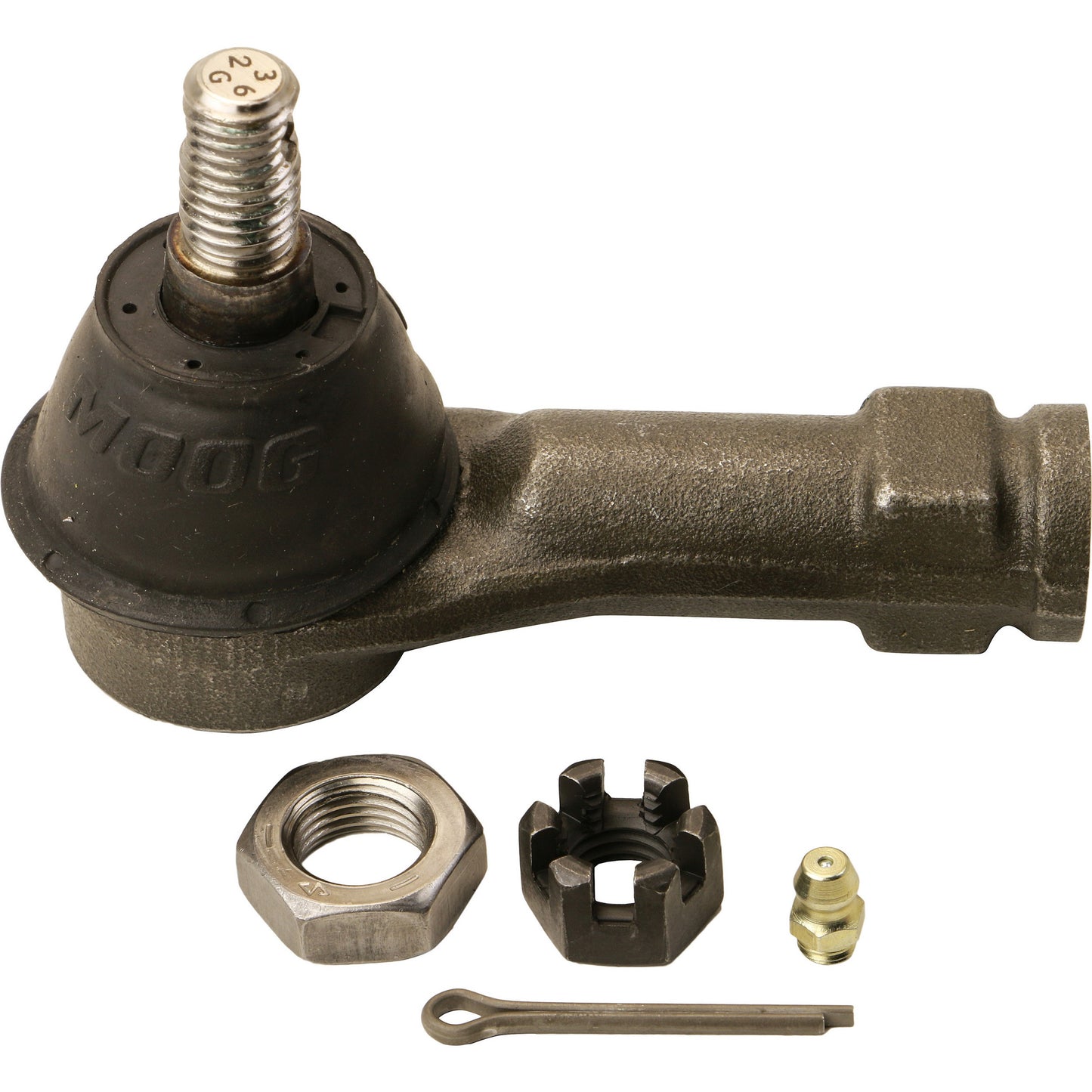Moog Tie Rod End:Greasable,Outer,Ford,Mercury