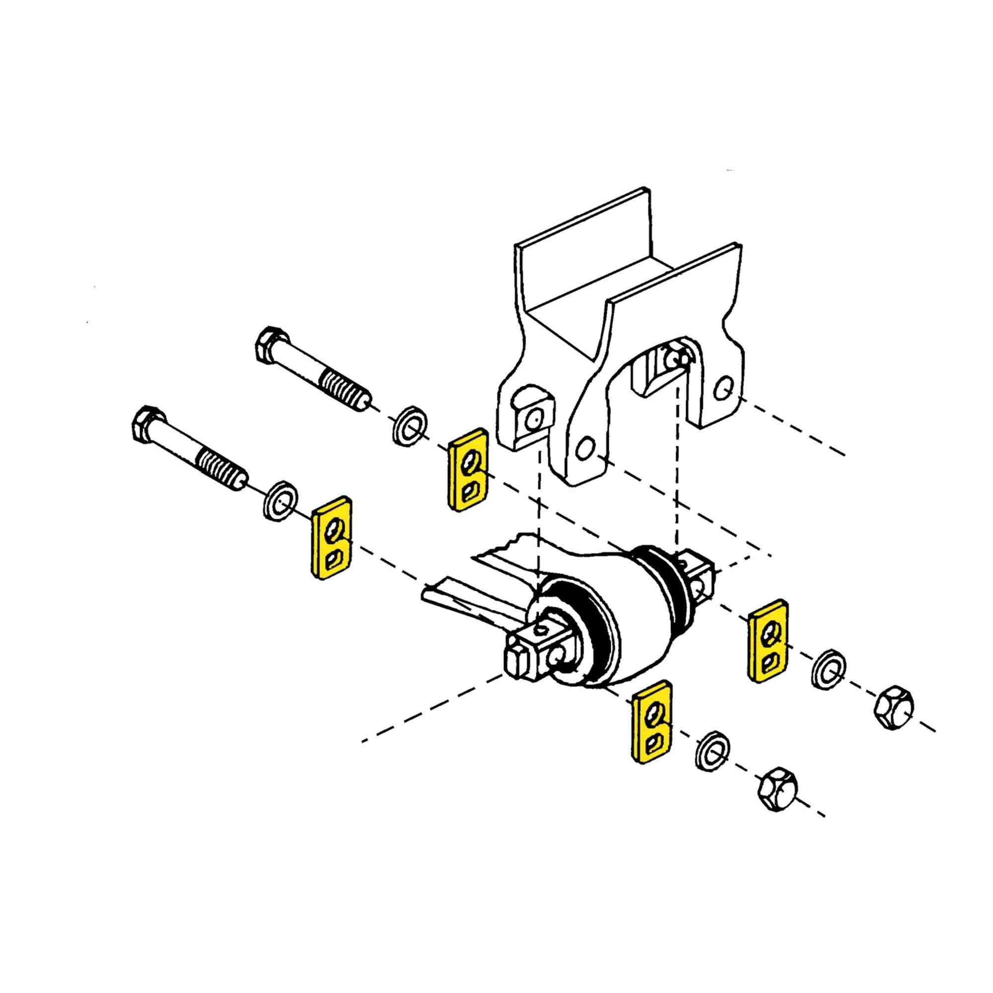 Moog Hendrickson Adjustable Walking Beam Alignment Shim K100027