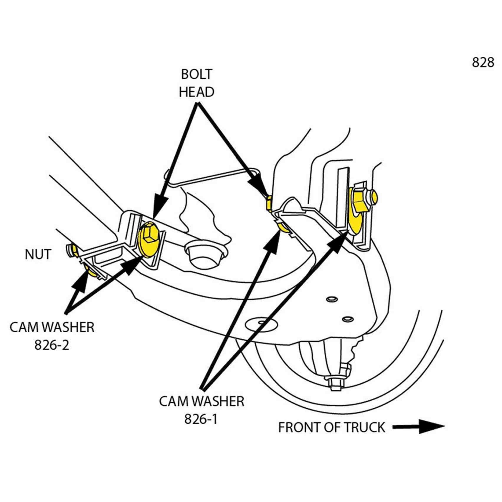 MOOG Chassis Products Alignment Caster / Camber Kit K100129