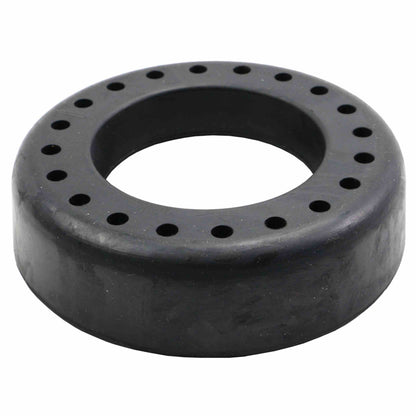 Moog Coil Spring Insulator:Front Upper,Rubber,Black,Dodge