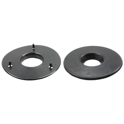 Moog Coil Spring Insulator:Rubber,Black,Rear Upper,Jeep