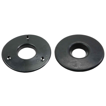 Moog Coil Spring Insulator:Rubber,Black,Rear Upper,Jeep