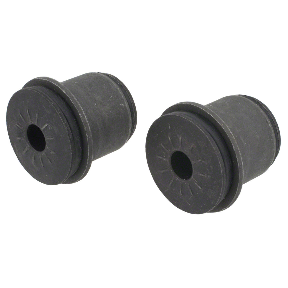 Moog Control Arm Bushing Kit:Front Upper,Rubber,Black,Chevy,GMC,Hummer