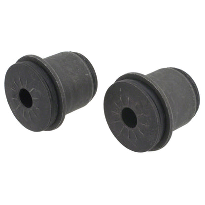 Moog Control Arm Bushing Kit:Front Upper,Rubber,Black,Chevy,GMC,Hummer