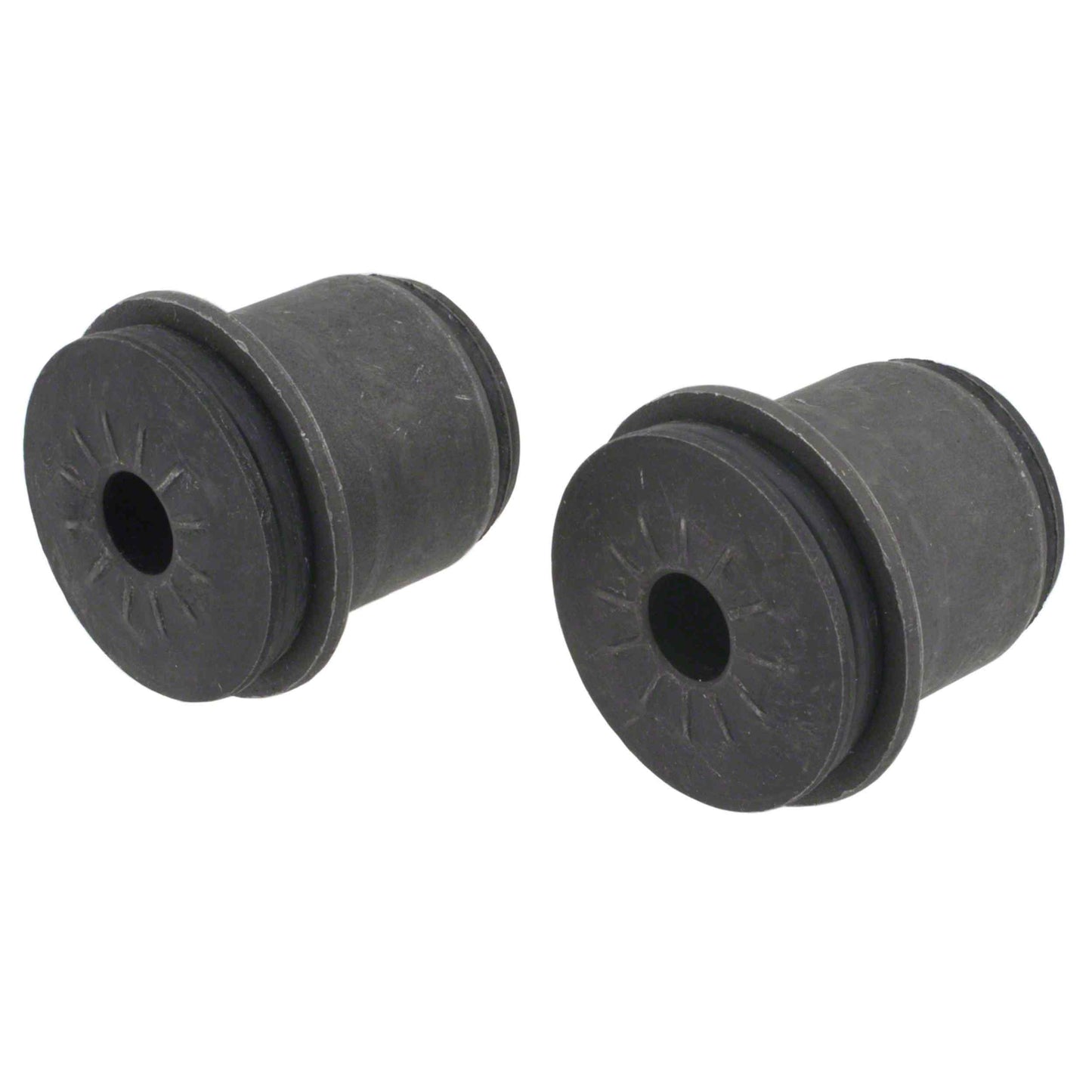 Moog Control Arm Bushing Kit:Front Upper,Rubber,Black,Chevy,GMC,Hummer