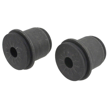 Moog Control Arm Bushing Kit:Front Upper,Rubber,Black,Chevy,GMC,Hummer