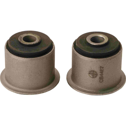 Moog Control Arm Bushings, Front Upper, Rubber, Black, Jeep, Pair