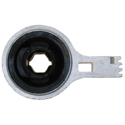 Moog Control Arm Bushing:Front Lower Rear,Rubber,Black,Ford,Lincoln