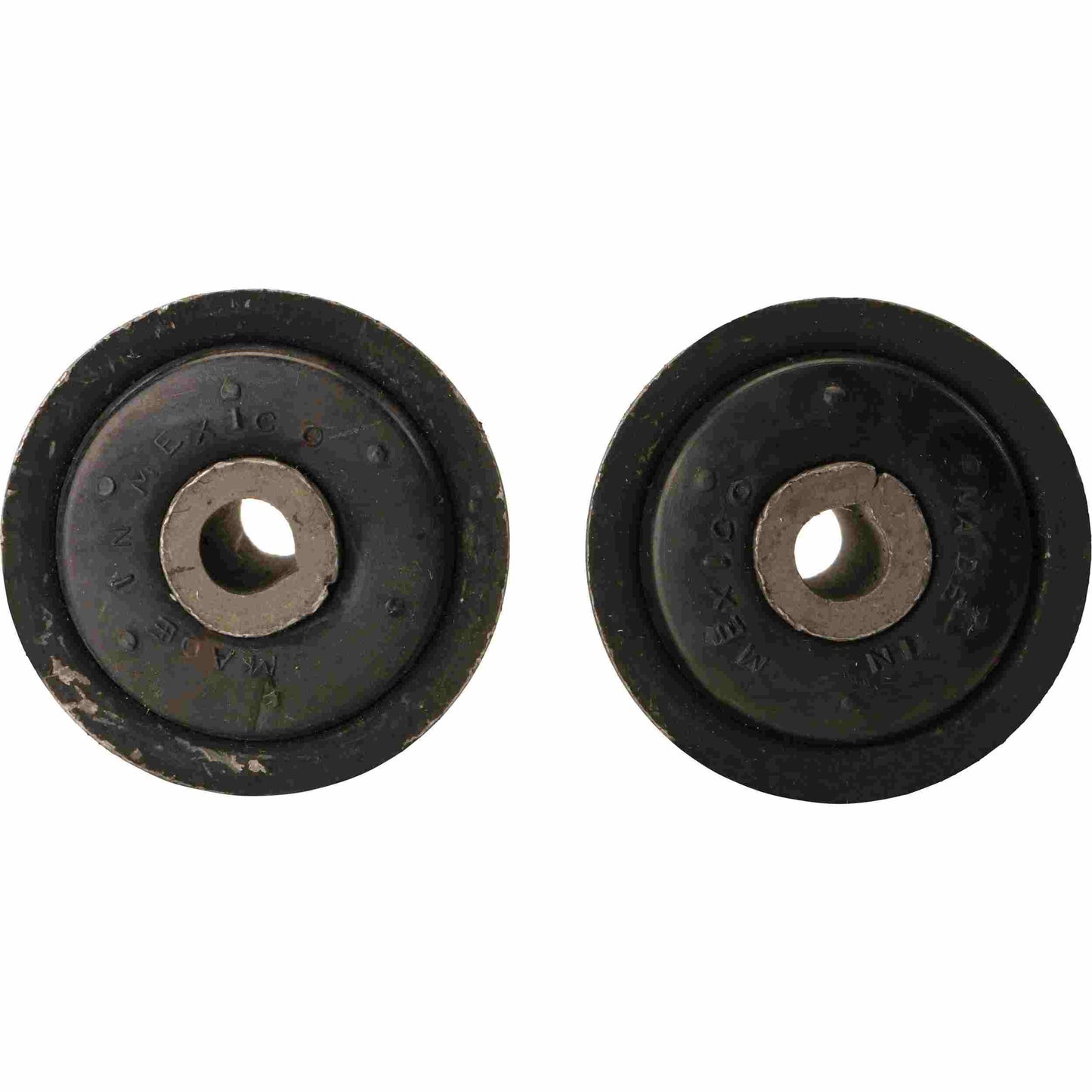 Moog Control Arm Bushings Kit:Front, Upper, Rubber, Black, Jeep