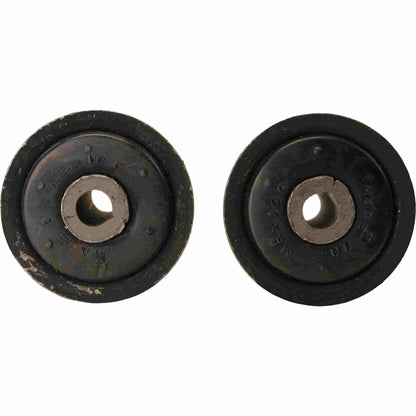 Moog Control Arm Bushings Kit:Front, Upper, Rubber, Black, Jeep