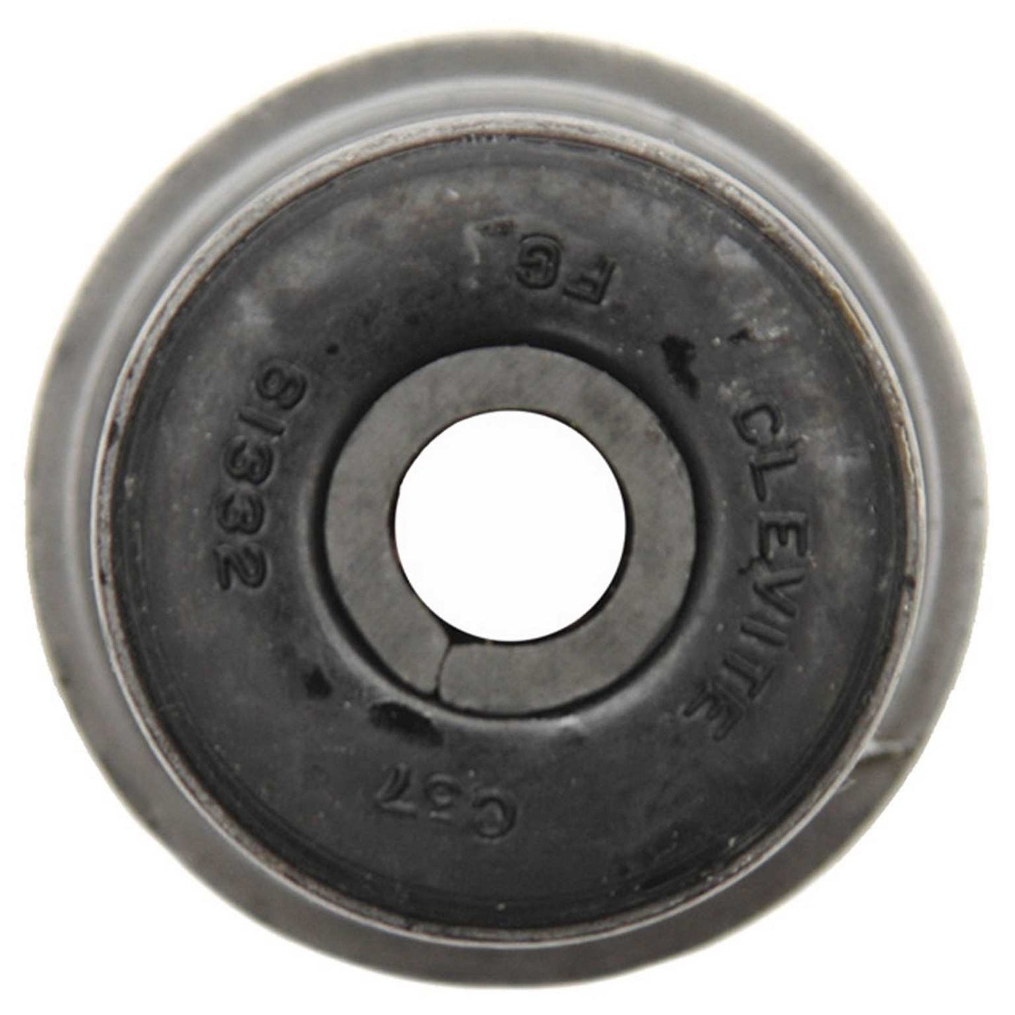 Moog Control Arm Bushings Kit:Front, Upper, Rubber, Black, Jeep
